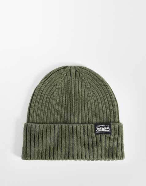 Levi's sunset beanie in kaki - view 1