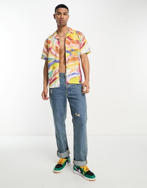 Levi's hawaiian 2024 camp shirt