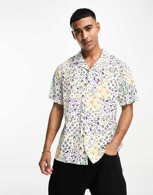 Messina - Multi Floral - Soft Jersey Polo Shirt Floral Print, Polo Shirts