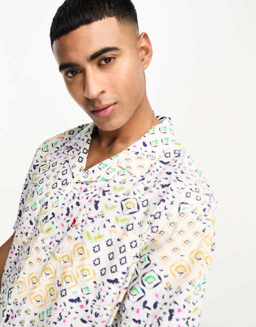 Levi's Sunset Camp short sleeve shirt in multi floral print