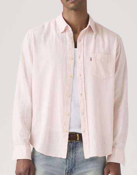 Levi's - Sunset - Chemise classique à poche unique - Rose - view 1