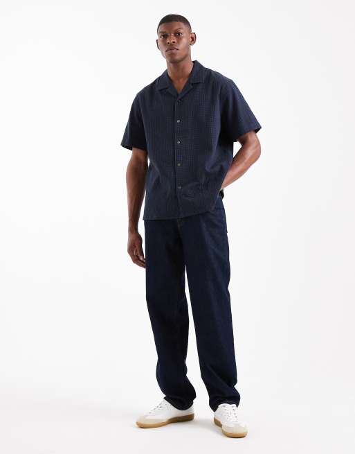 Levi's - Sunset - Chemise manches courtes à carreaux - Bleu marine, 2 de 5