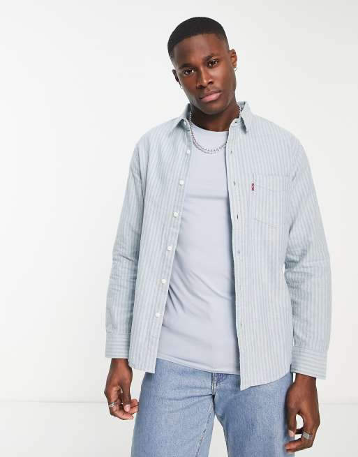 Chemise popeline rayée Tommy Hilfiger | La Redoute