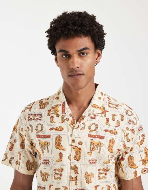 Levi's – Sunset – Koszula z krótkimi rękawami i kowbojskim wzorem, 3 z 5
