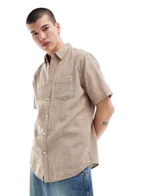 Levi's Sunset one pocket shirt in green chambray