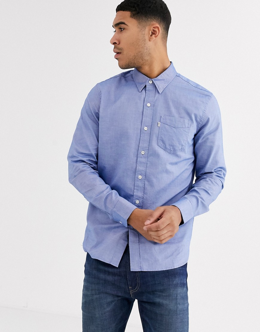 Levi's sunset pocket shirt-Blue