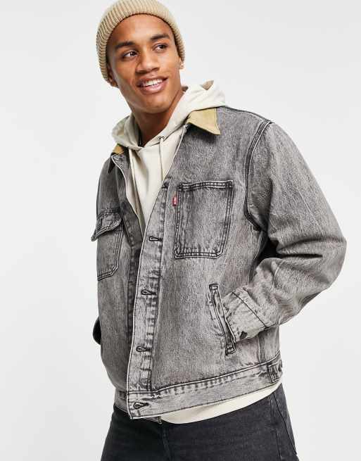 Levis jacket corduroy deals collar