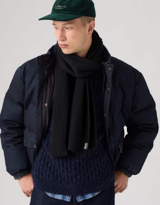 Levi's Sunset scarf in black, 3 of 4