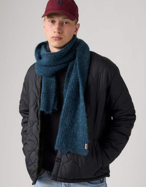 Levi's Sunset scarf in blue denim, 3 of 4