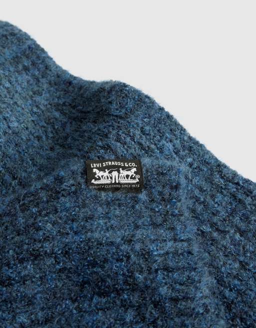 Levi's Sunset scarf in blue denim, 4 of 4