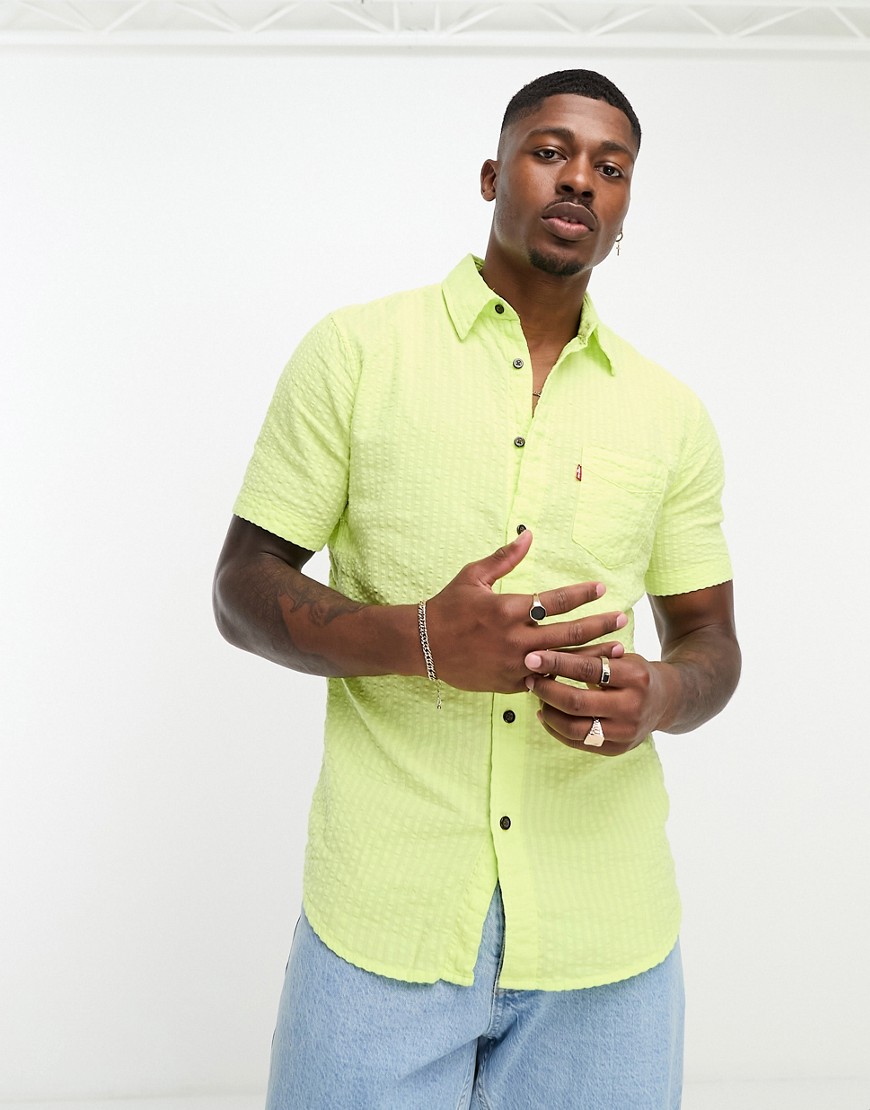 Levi's Sunset shirt in green with pocket