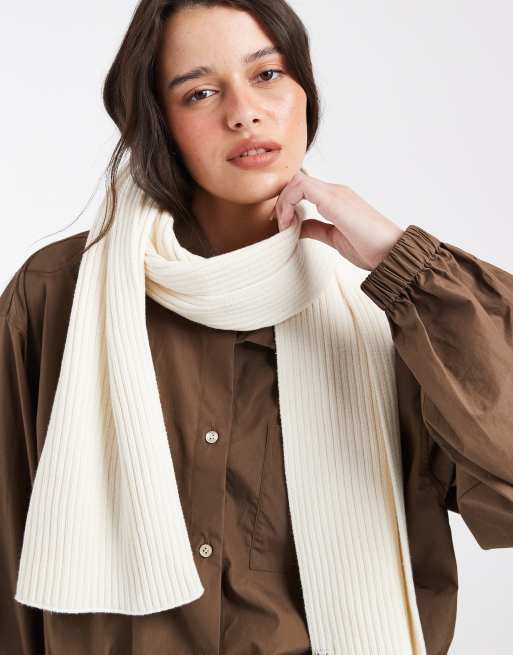 Levi's sunset sjaal in beige - wit, 3 van 3