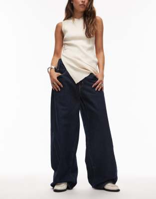 Levi's - Super Baggy Barrel Jeans in Indigo-Marineblau