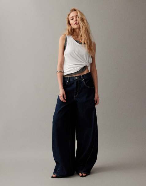 Levi's super baggy barrel jeans in indigo 