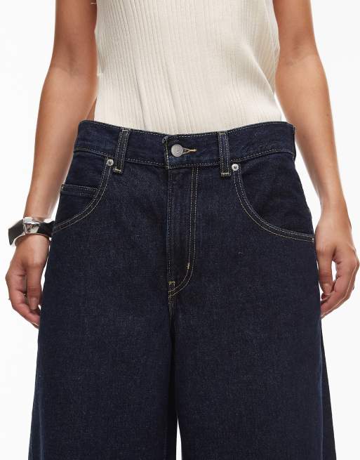 Levi's super baggy barrel jeans in indigo | ASOS