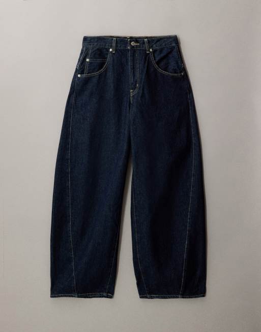 Levi's - Super baggy jeans met wijde ronde pijpen in indigo , 5 van 7