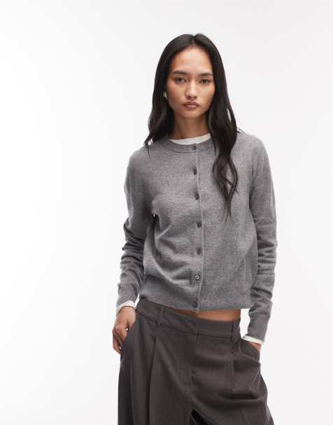 Levi's super soft knitted cardigan in grey - view 1