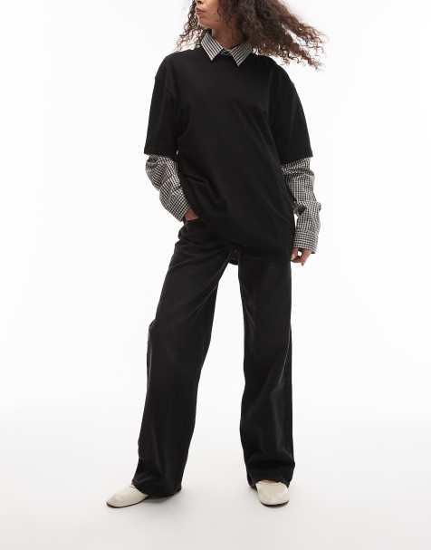 Levi's - Superlage losse jeans in zwart - view 1