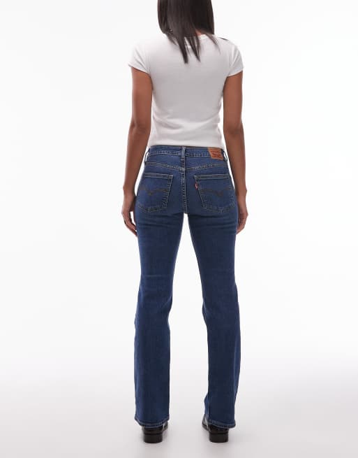Levi's superlow bootcut jeans in dark wash , 2 of 5