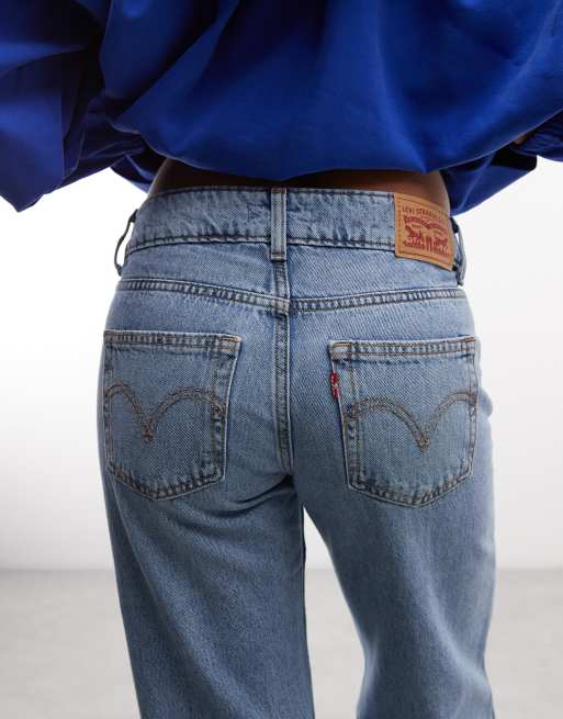 Levi's superlow loose jeans in light wash, 5 of 5