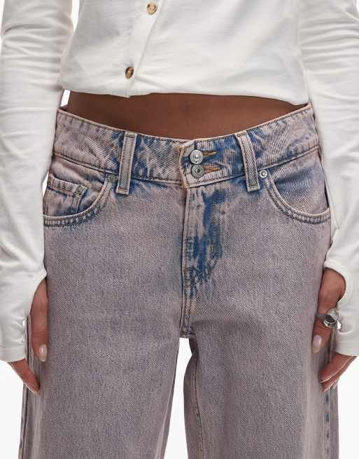 Levi's superlow loose jeans in pink wash, 6 of 6