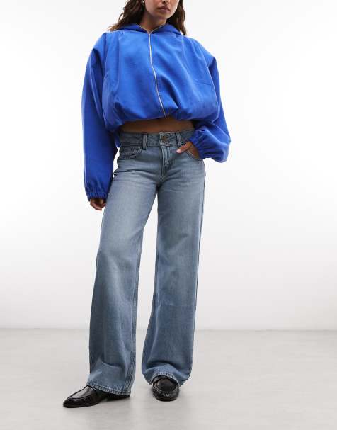 Levi's superlow losse jeans met lichte wassing - view 1