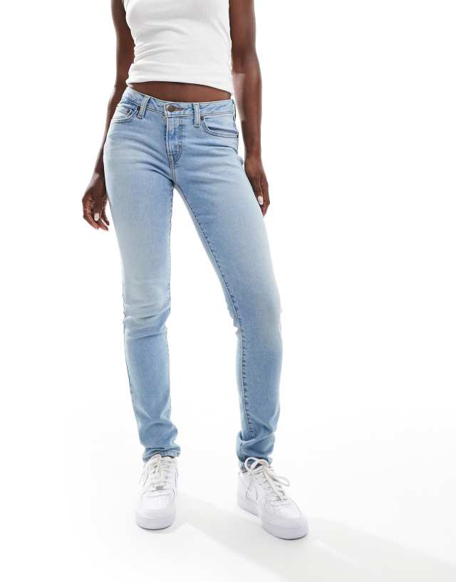 Levi's - superlow skinny fit jeans in  light blue