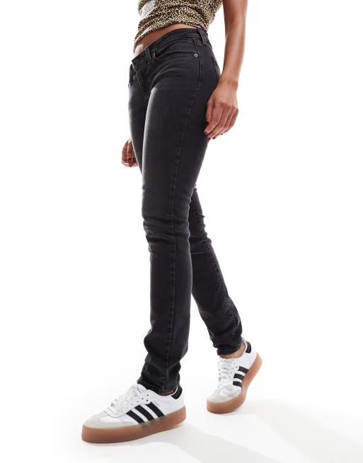 Levi s superlow skinny fit jeans in washed black