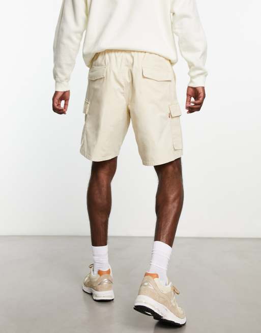 Weekday Joshua Cargo Shorts In Off-white ASOS, 56% OFF