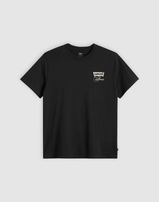 Levi's – Svart, avslappnad t-shirt i avslappnad passform med 'no days off'-tryck baktill, 2 av 2