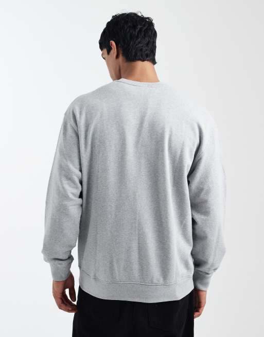 Levi's Sweatshirt mit Grafikprint in Grau und Relaxed Fit, 3 von 5
