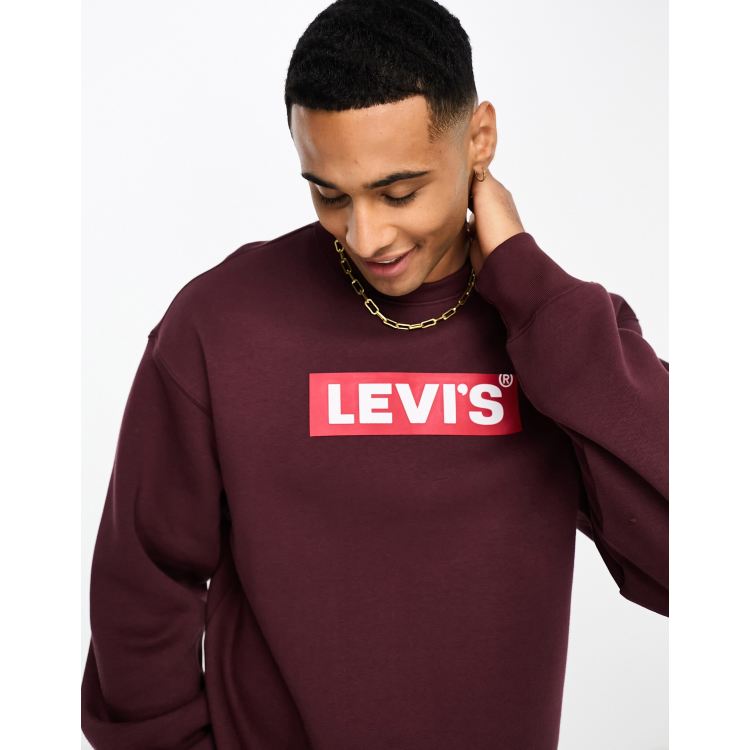 Levi's® NFL Cropped Crewneck Sweatshirt - Red