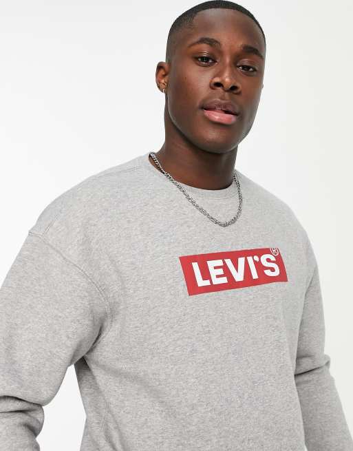 Levi's grey clearance sweatshirt