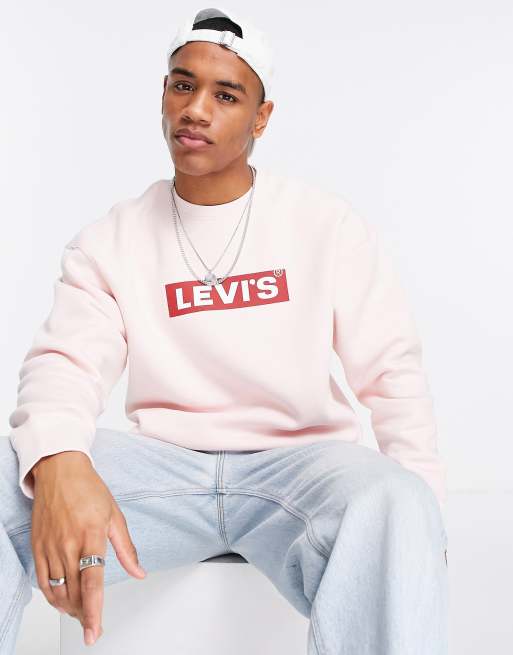 Levi's pink shop sweatshirt