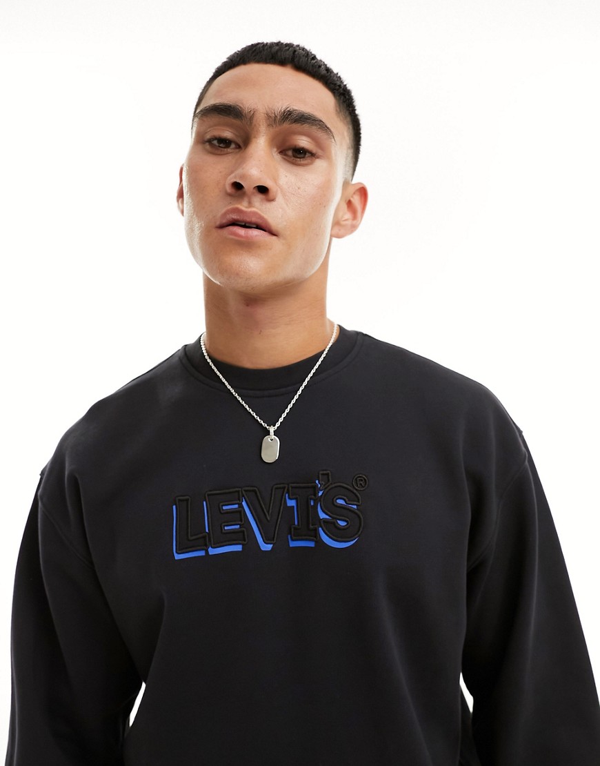 Levi’s sweatshirt with headline logo in black