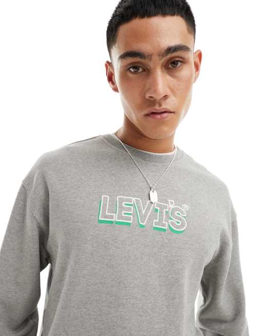 Levi's grey outlet sweatshirt