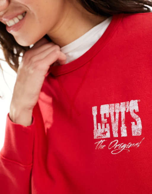 Levis hotsell red sweatshirt