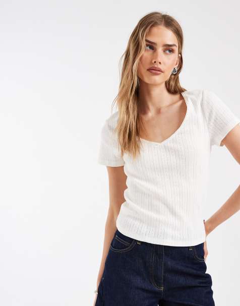 Levi's sweetie tee with bow in white - view 1
