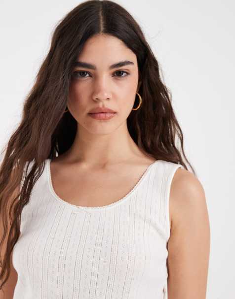 Levi's – Sweetie – Vit t-shirt med rosett - view 1