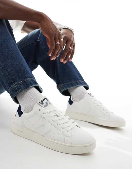 Levi's Swift sneakers with logo in white and navy