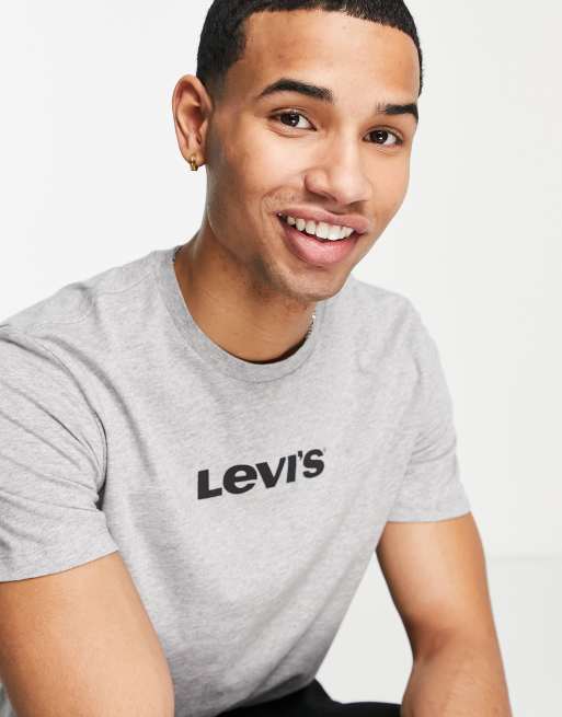 Levi's – Szary T-shirt z grafiką, 3 z 4