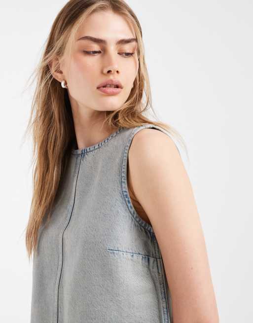 Levi's szary top z denimu, 2 z 4