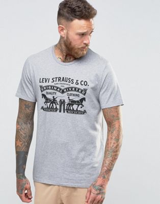 levis 2 horse t shirt