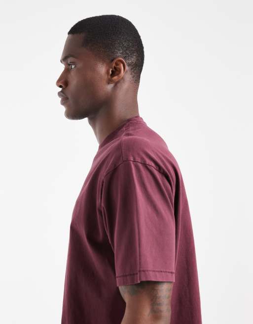 Levi's - T-shirt à étiquette rouge et petit logo - Bordeaux, 5 de 5