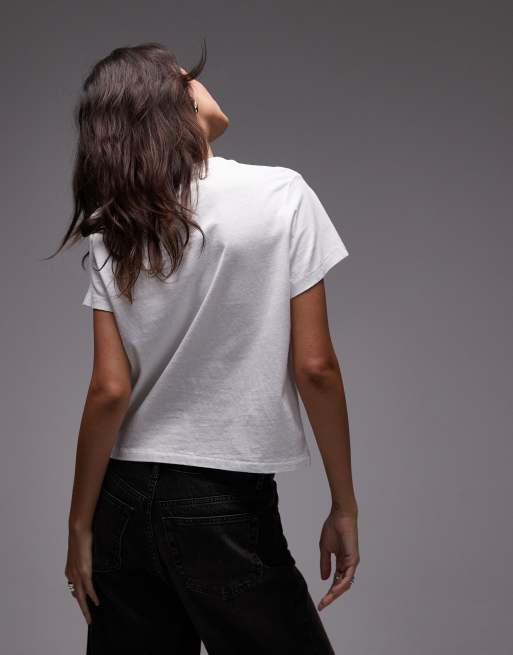Levi's - T-shirt à logo signature - Blanc, 4 de 4