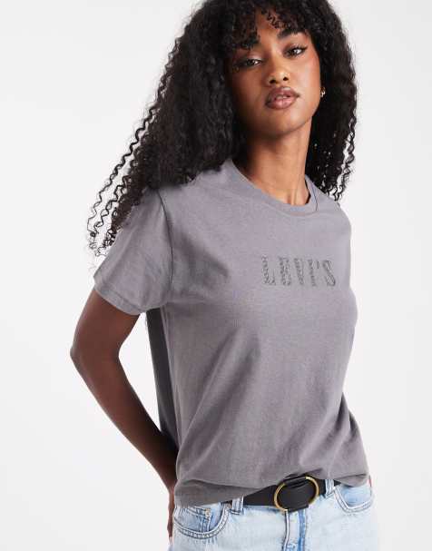 Levi's - T-shirt à logo signature - Gris - view 1