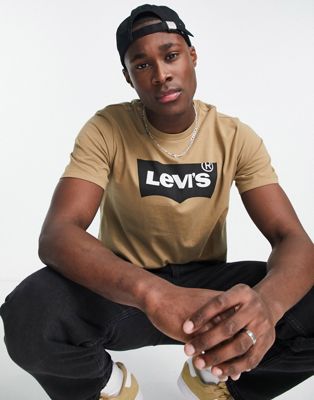 T-shirts et débardeurs Levi's - T-shirt à logo style chauve-souris - Fauve