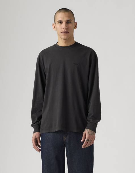 Levi's T-shirt a maniche lunghe Authentic nera - view 1