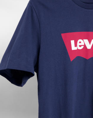 levis t shirt navy blue