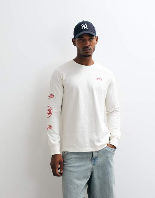 Levi's t-shirt blanc à imprimé au dos coupe relaxed, 5 de 5